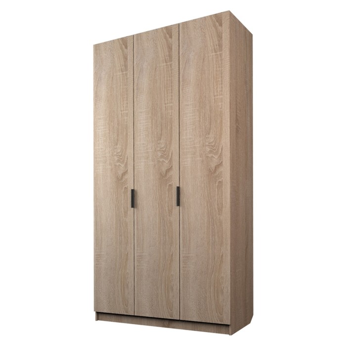 Шкаф 3-х дверный «Экон», 1200×520×2300 мм, цвет дуб сонома шкаф 3 х дверный экон 1200×520×2300 мм 3 ящика цвет дуб сонома