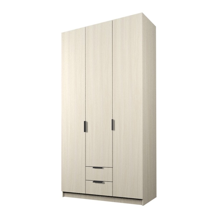 Шкаф 3-х дверный «Экон», 1200×520×2300 мм, 2 ящика, цвет дуб молочный шкаф 3 х дверный экон 1200×520×2300 мм 3 ящика цвет дуб сонома