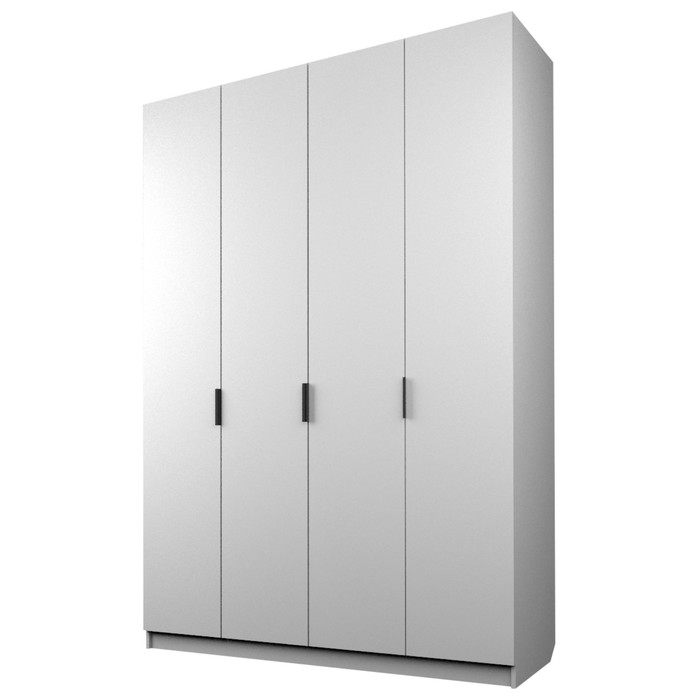 Шкаф 4-х дверный «Экон», 1600×520×2300 мм, цвет белый 25882