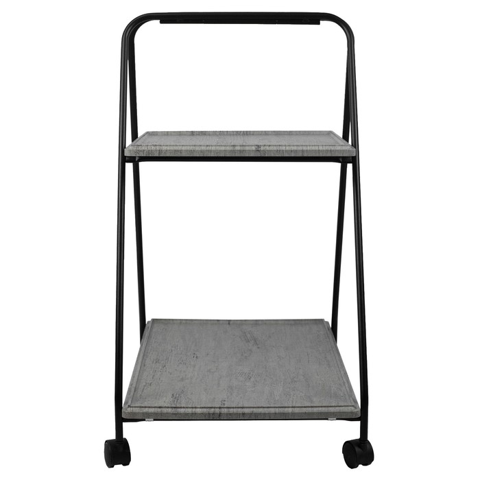 фото Стол журнальный милн, 580x384x730, черный/серый шпат