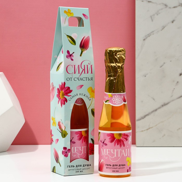 

Гель для душа «Сияй от счастья!», 250 мл, аромат фруктового десерта, ЧИСТОЕ СЧАСТЬЕ