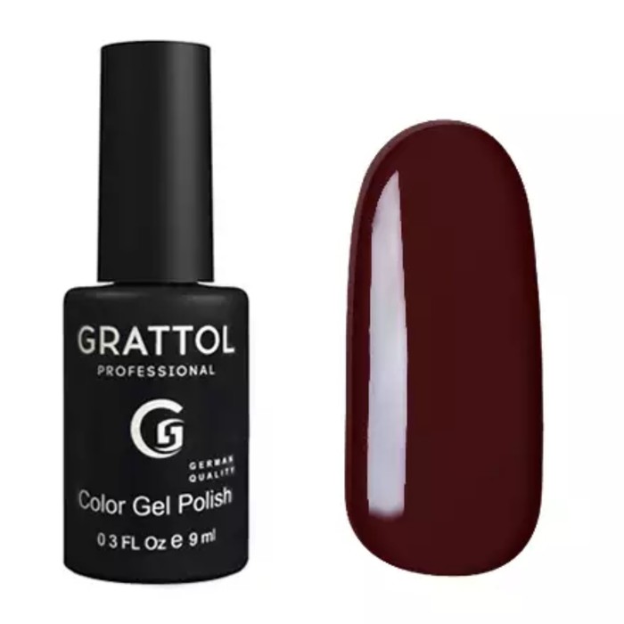 Гель-лак Grattol Color Gel Polish, №025 Brown, 9 мл