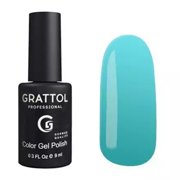 Гель-лак Grattol Color Gel Polish, №124 Aquamarine, 9 мл