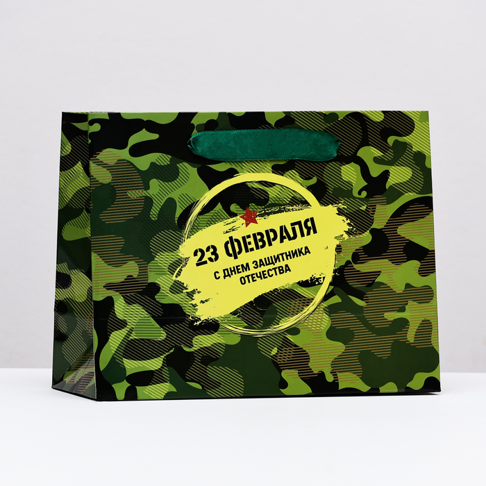 

Пакет ламинированный горизонтальный "Мужской праздник", 23 х 18 х 10 см