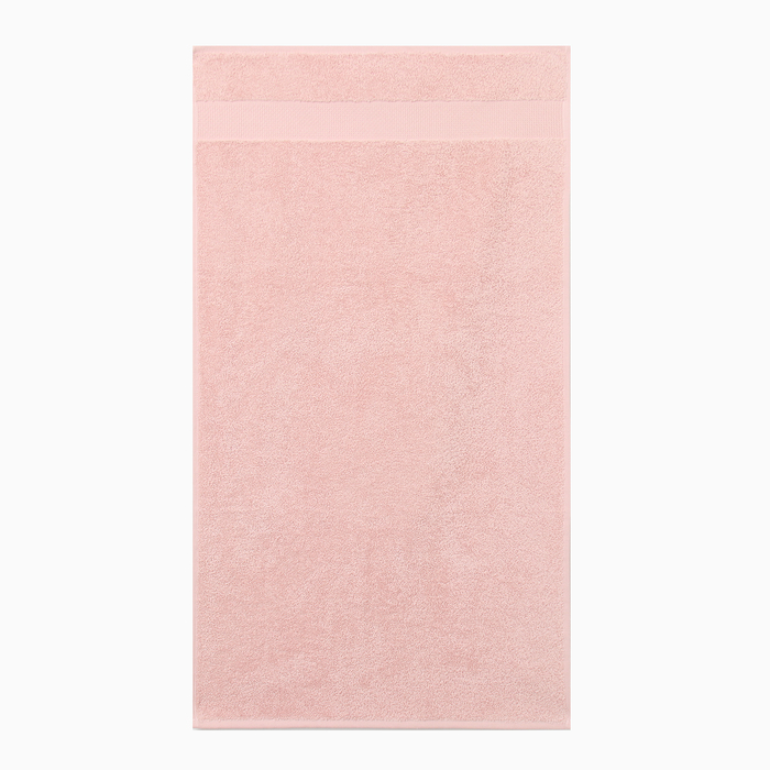 фото Полотенце махровое lovelife "нежность" 50*90 см, цв. розовый, 100% хлопок, 450 гр/м2