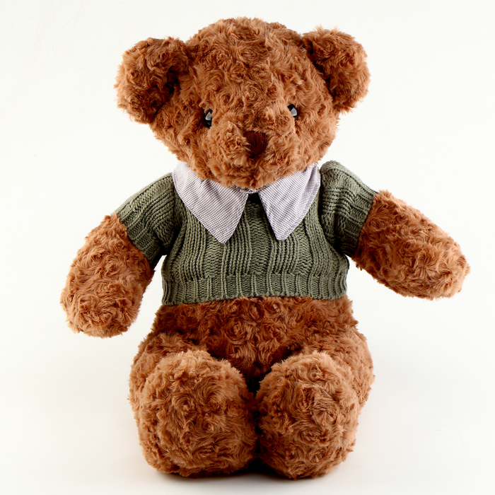 Мягкая игрушка «Медведь» в кофте, 50 см, цвет коричневый мягкая игрушка медведь нео 50 см цвет коричневый