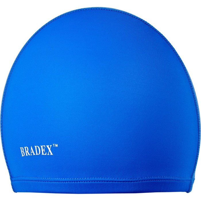 фото Шапочка для плавания bradex, полиамид, синий