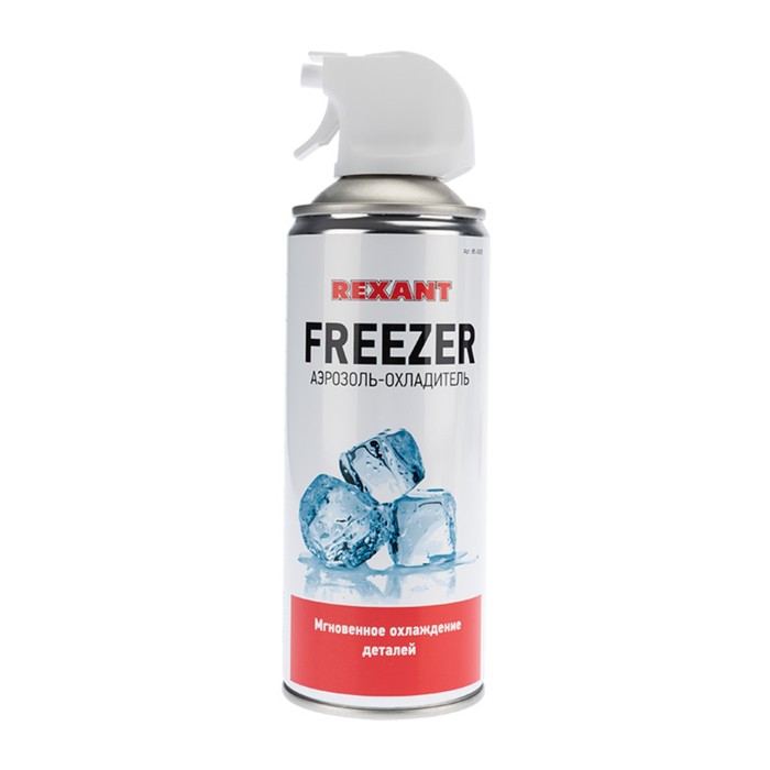 Аэрозоль-охладитель REXANT FREEZER, 400 мл охладитель rexant 85 0005 freezer 400 мл аэрозоль