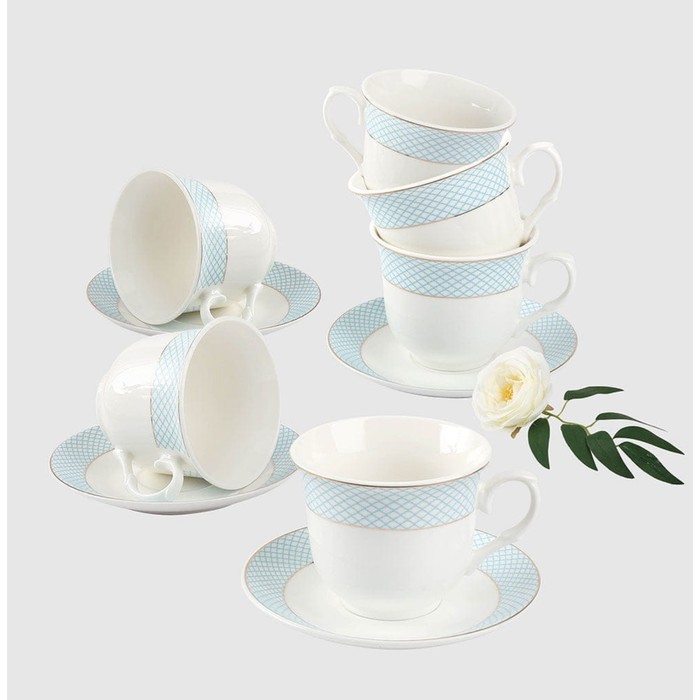 

Набор чайный Arya Home Exclusive Azure, 250 мл, 12 предметов