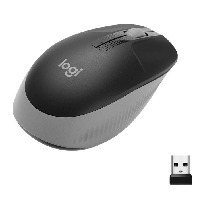 

Мышь Logitech M191 черный/серый оптическая (1000dpi) беспроводная USB (2but)