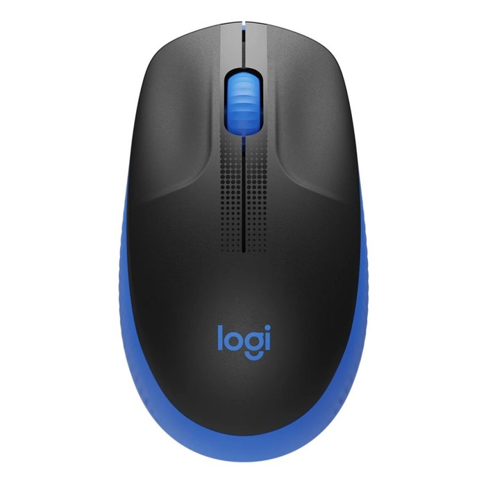 

Мышь Logitech M191 черный/синий оптическая (1000dpi) беспроводная USB (2but)