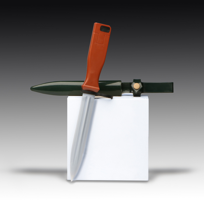 Штык-нож тренировочный, с ножнами, резиновый, 29.5 см штык нож байонет автотроник cs go