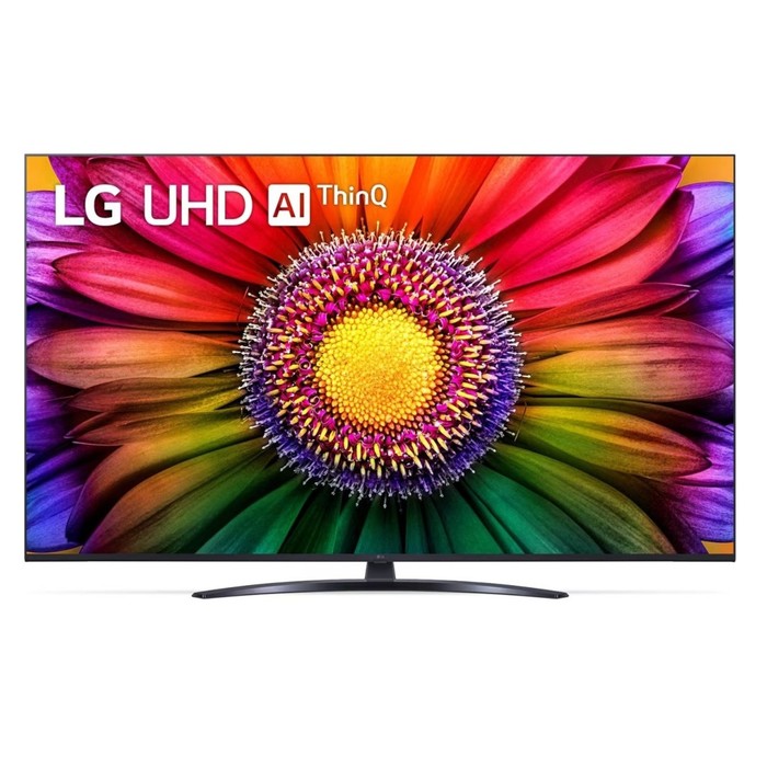 Телевизор LG 50UR81006LJ.ARUB, 50, 3840x2160, DVB-T2/C/S2, HDMI 3, USB 2, Smart TV, чёрный телевизор триколор h50u5500sa 50 3840x2160 dvbt2 c s2 hdmi 3 usb 2 smart tv чёрный