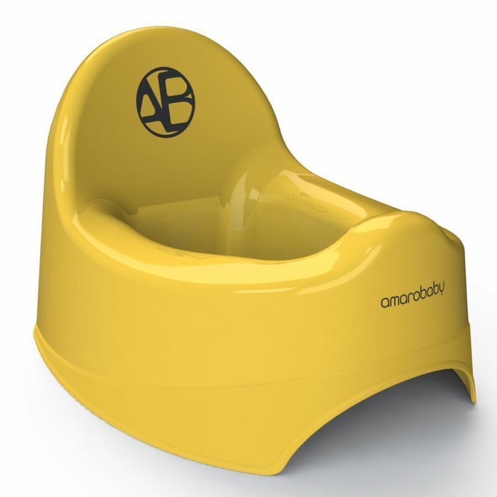 Горшок детский AmaroBaby Elect, цвет жёлтый горшок стул amarobaby baby chair жёлтый