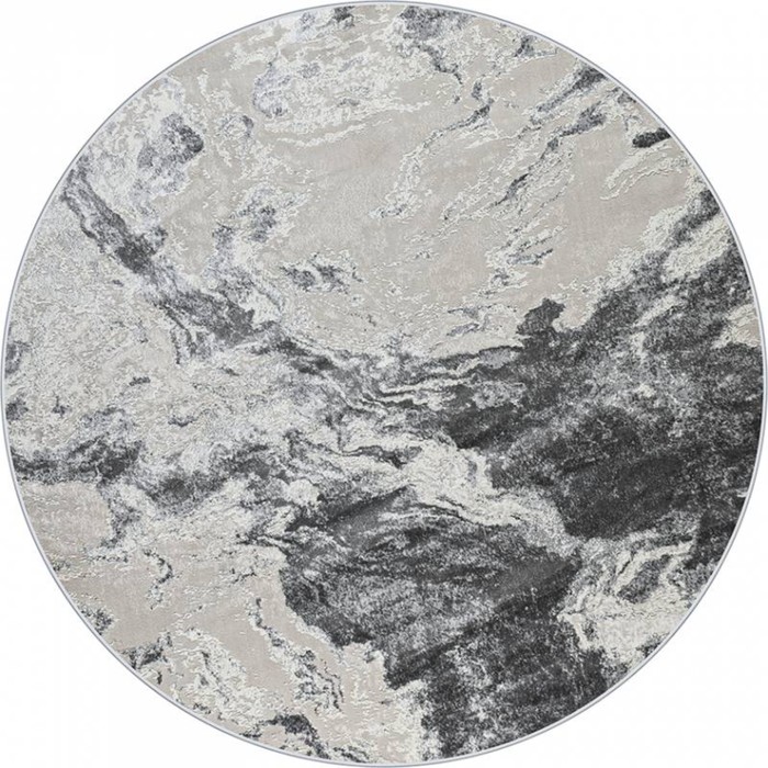 

Ковёр круглый Rimma Lux 38508A, размер 200x200 см, цвет grey/l.grey