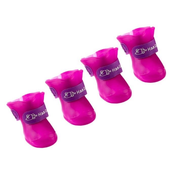 фото Сапоги резиновые "вездеход", набор 4 шт., р-р s (подошва 4 х 3 см), фиолетовые