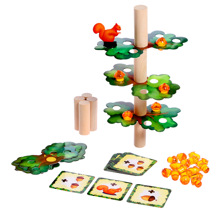 

Настольная игра «Проделки белки», 2-6 игроков, 5+, в пакете