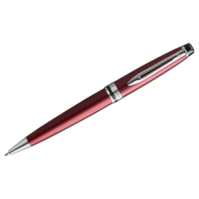 Ручка шариковая Waterman Expert Dark Red, 1,0мм, синяя, подар/уп 2093653 ручка роллер waterman embleme 2100325 red ct f черные чернила подар кор