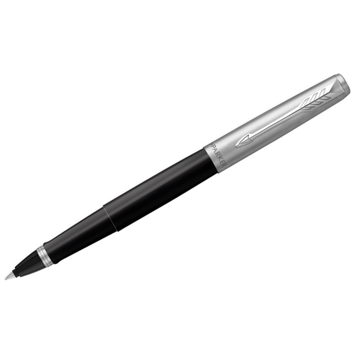 Ручка-роллер Parker Jotter Originals Black Chrome СT, 0,8мм, черная, подар/уп 2096907