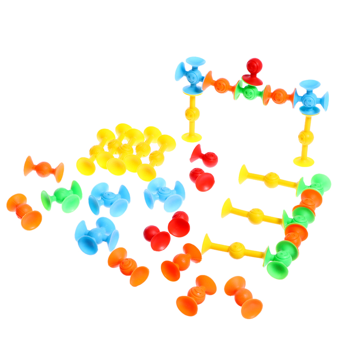 фото Конструктор «весёлые присоски», 35 деталей