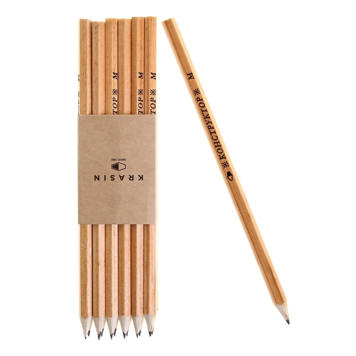 Карандаш чернографитный Красин Конструктор Винтаж М д.7,15мм дл.177мм