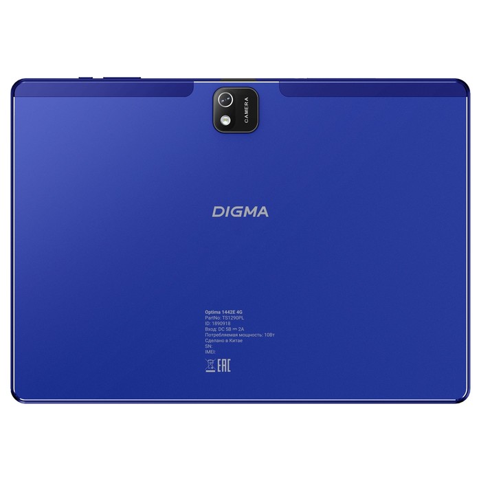 фото Планшет digma optima 1442e 4g t606 (1.6) 8c ram4gb rom128gb 10.1" ips 1920x1200 3g 4g andro 103388