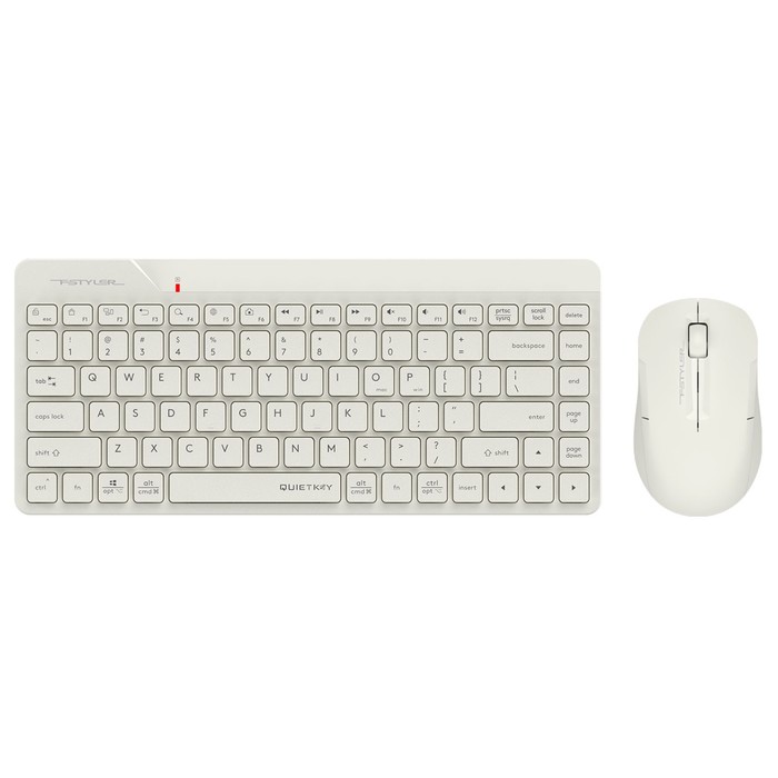 

Клавиатура + мышь A4Tech Fstyler FG2200 Air клав:бежевый мышь:бежевый USB беспроводная slim 103388