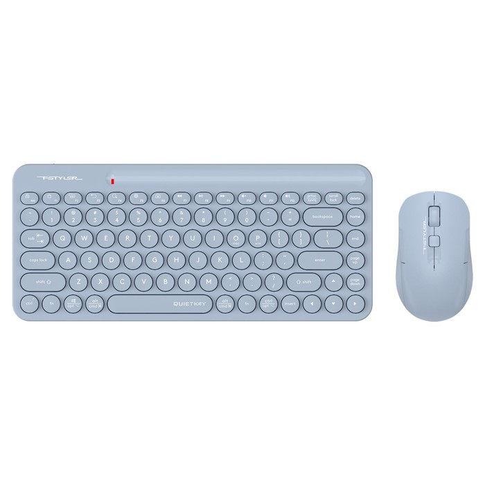

Клавиатура + мышь A4Tech Fstyler FG3200 Air клав:синий мышь:синий USB беспроводная slim Mul 103388
