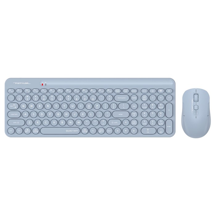 

Клавиатура + мышь A4Tech Fstyler FG3300 Air клав:синий мышь:синий USB беспроводная slim Mul 103388