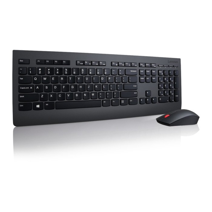 

Клавиатура + мышь Lenovo Combo 4X30H56821 клав:черный мышь:черный USB беспроводная