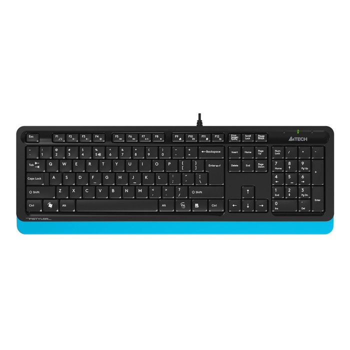 

Клавиатура A4Tech Fstyler FK10 черный/синий USB