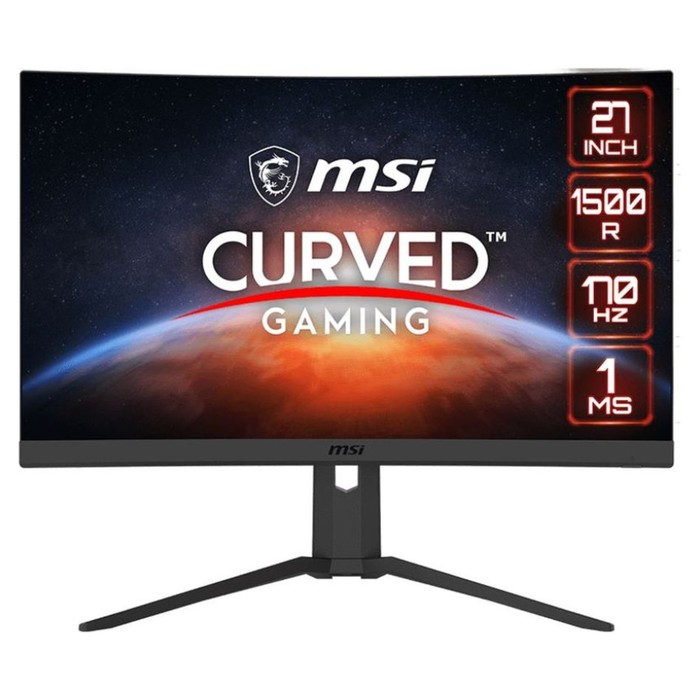 Монитор MSI 27 G27CQ4P E2 черный VA LED 1ms 16:9 HDMI матовая HAS 250cd 178гр/178гр 2560x1 103390 монитор msi g32c4 e2 черный