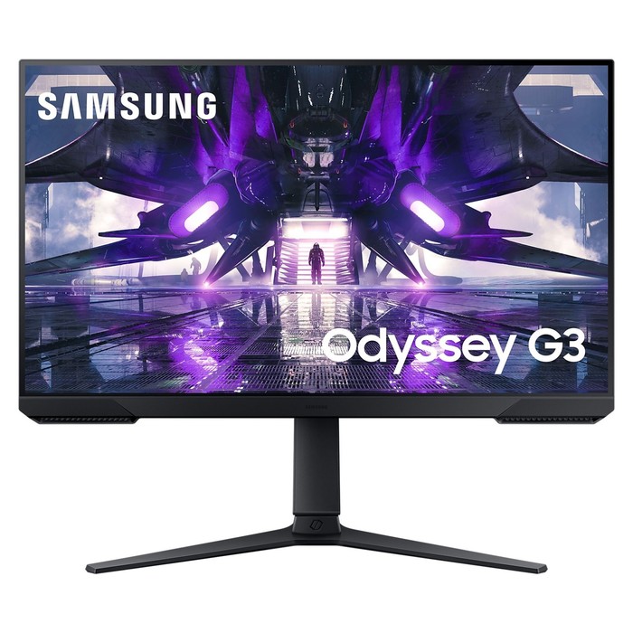 цена Монитор Samsung 27 Odyssey G3 S27AG320NI черный VA LED 1ms 16:9 HDMI полуматовая HAS Piv 2 103390