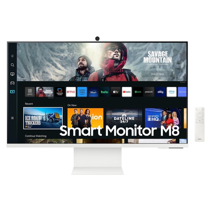 фото Монитор samsung 32" m8 ls32cm801ui белый va led 16:9 hdmi m/m матовая has 400cd 178гр/178гр 103390