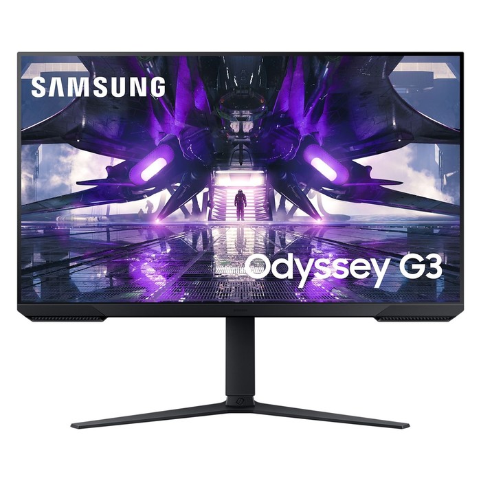 цена Монитор Samsung 32 Odyssey G3 S32AG320NI черный VA LED 1ms 16:9 HDMI полуматовая HAS Piv 2 103390