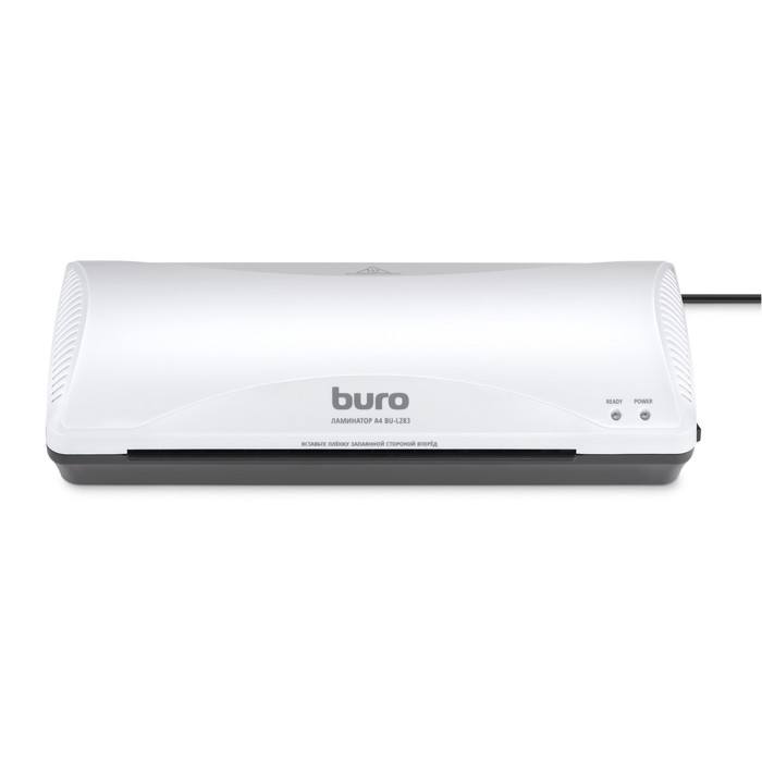 Ламинатор Buro BU-L283 белый A4 (80-125мкм) 25см/мин (2вал.) лам.фото ламинатор buro bu l290 черный a4