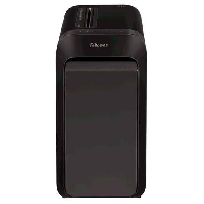 Шредер Fellowes PowerShred LX220 черный (секр.P-4) перекрестный 20лист. 30лтр. скрепки скоб 103391 уничтожитель бумаг fellowes powershred 6m fs 46311 din p 4 4х12мм 6лст 13лтр safety lock