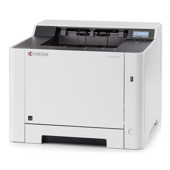 Принтер лазерный Kyocera Ecosys P5026cdw (1102RB3NL0) A4 Duplex Net WiFi белый принтер лазерный kyocera ecosys pa2001 1102y73nl0 a4 черный