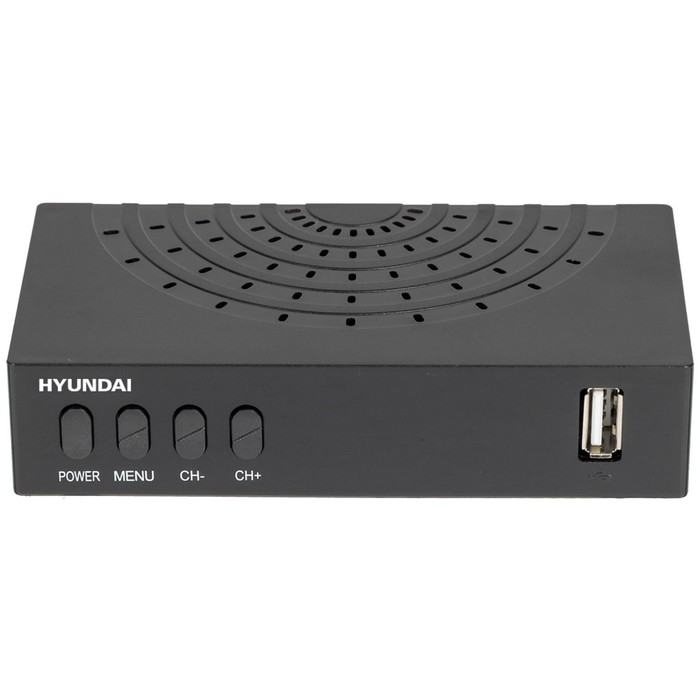 Ресивер DVB-T2 Hyundai H-DVB440 черный ресивер dvb t2 hyundai h dvb460 чёрный