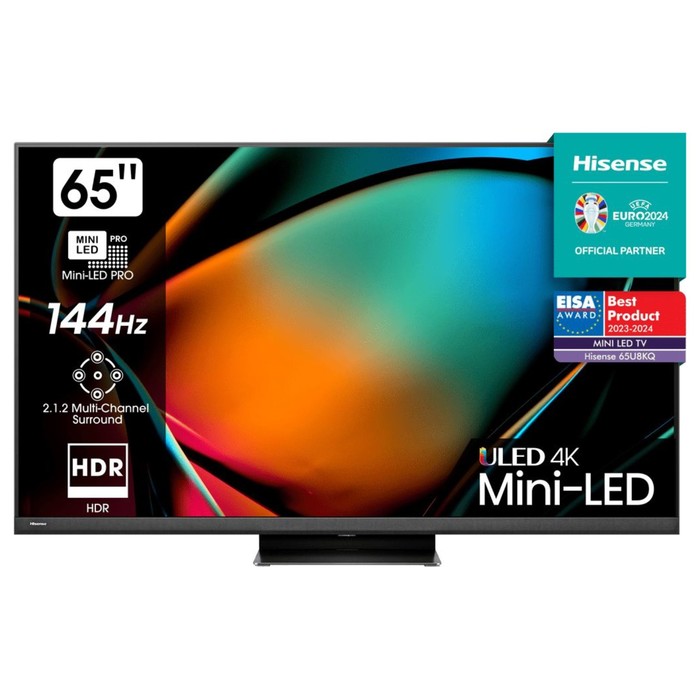 

Телевизор LED Hisense 65" 65U8KQ темно-серый 4K Ultra HD 120Hz DVB-T DVB-T2 DVB-C DVB-S DVB 103393