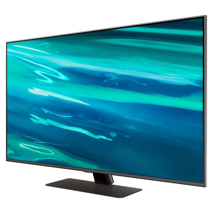 

Телевизор QLED Samsung 50" QE50Q80AAUXRU Series 8 черненое серебро 4K Ultra HD 60Hz DVB-T2 1033939