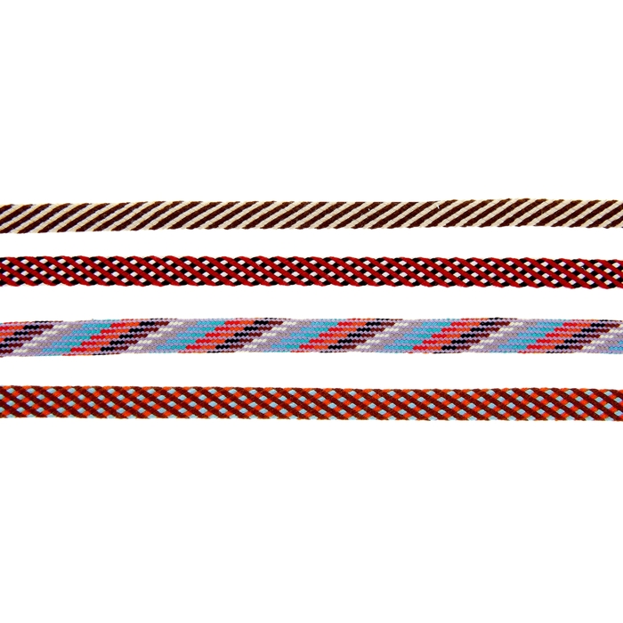 Набор лент для творчества "Плетение" 4 ленты намотка 1 метр