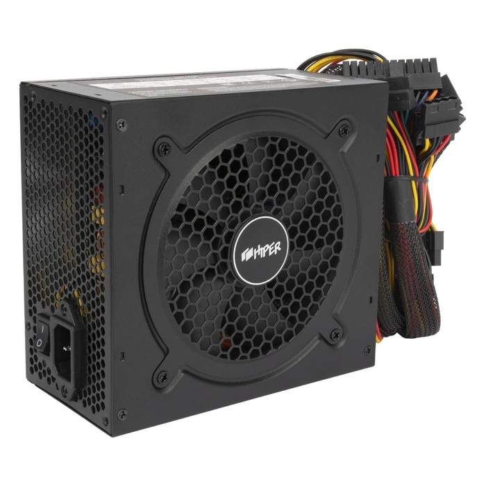 фото Блок питания hiper atx 700w hpb-700d 80+ bronze (20+4pin) apfc 120mm fan 6xsata