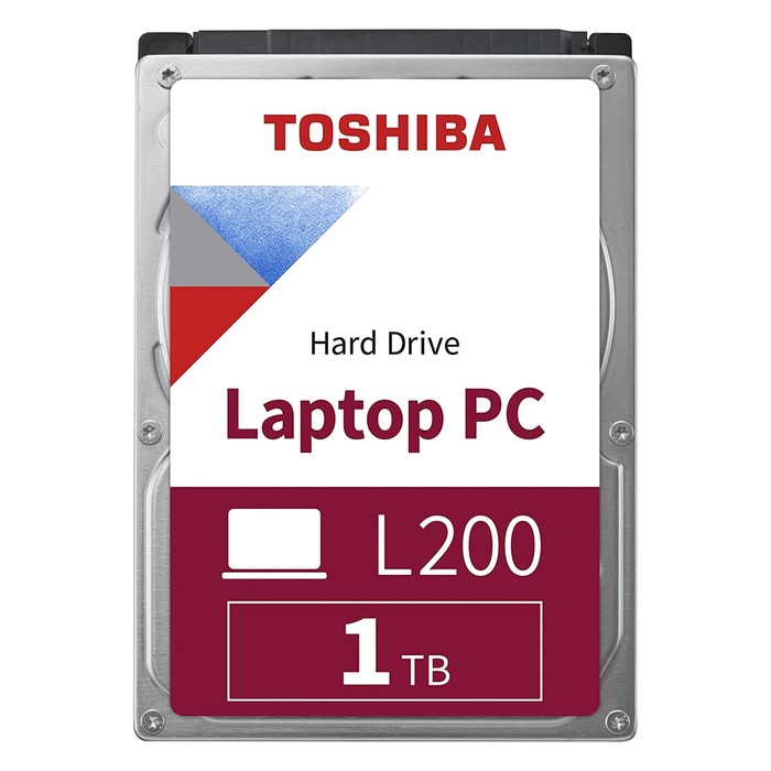 

Жесткий диск Toshiba SATA-III 1TB HDWL110UZSVA Notebook L200 Slim (5400rpm) 128Mb 2.5"