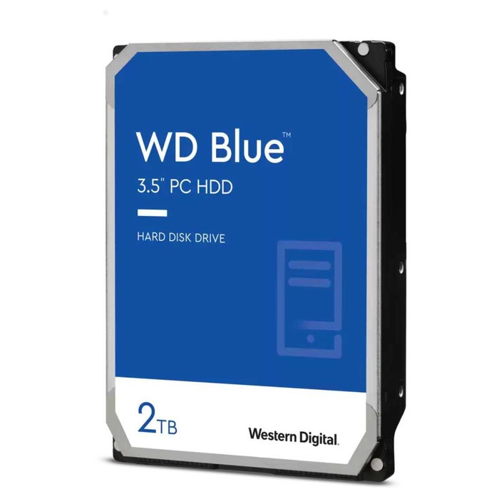 цена Жесткий диск WD SATA-III 2TB WD20EZBX Desktop Blue (7200rpm) 256Mb 3.5