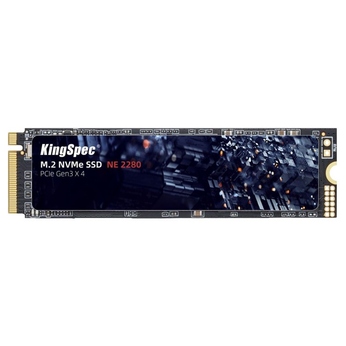 Накопитель SSD Kingspec PCIe 3.0 x4 2TB NE-2TB M.2 2280 накопитель ssd kingspec sata iii 2tb nt 2tb m 2 2280