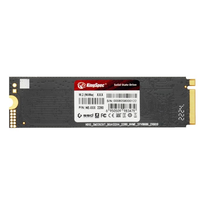 фото Накопитель ssd kingspec pcie 3.0 x4 2tb ne-2tb m.2 2280