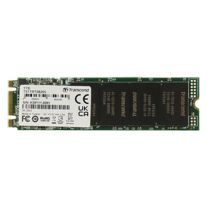 цена Накопитель SSD Transcend SATA III 1TB TS1TMTS825S 825S M.2 2280 0.3 DWPD