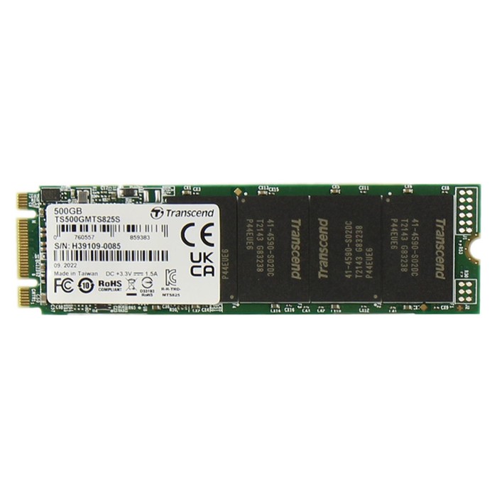 

Накопитель SSD Transcend SATA III 500GB TS500GMTS825S 825S M.2 2280 0.3 DWPD