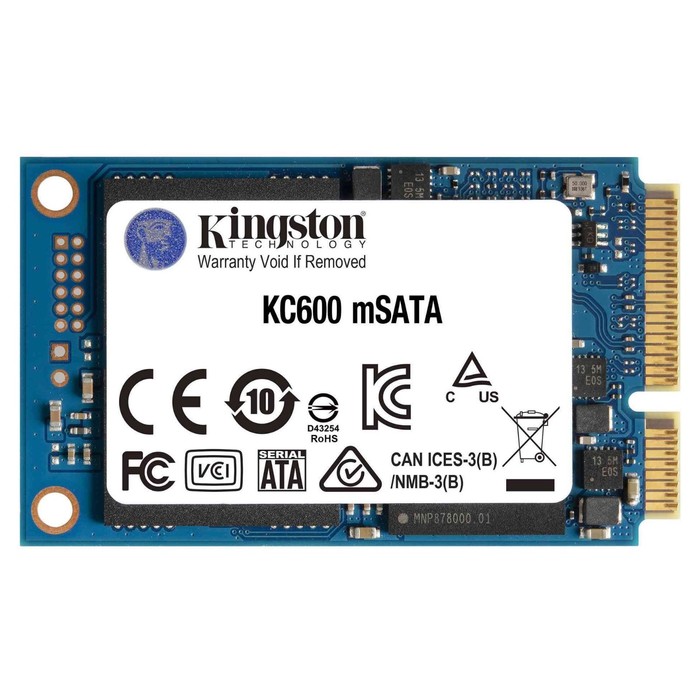 Накопитель SSD Kingston mSATA 1TB SKC600MS/1024G KC600 mSATA переходник m 2 msata orient c294s